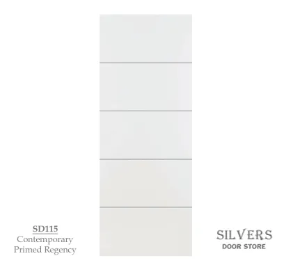 5P Contemporary Regency Primed Smooth Door