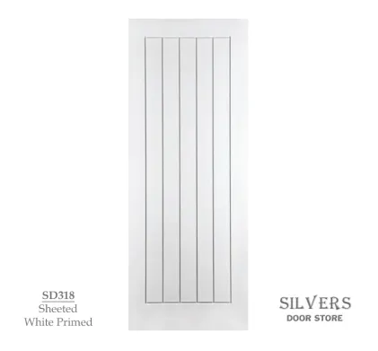 Sheeted Panel Cottage Style Door White Primed