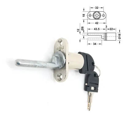 Central Rotary Lock Case & Cylinder Core