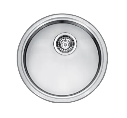 Polished Stainless Steel Circular Drainer - 450mm