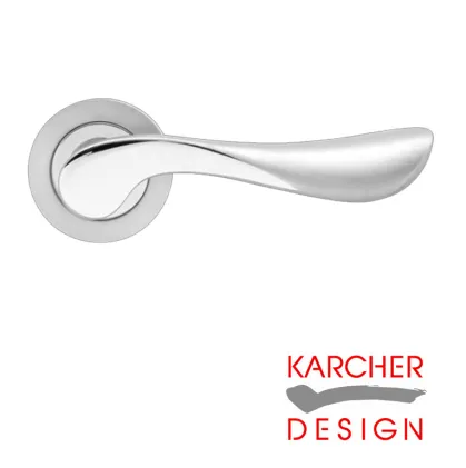 Stockholm Lever on Rose Door Handles - Karcher SSS/PSS