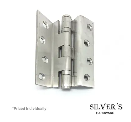 Cranked Ball Bearing Hinge Stainless Steel 102mm (4")