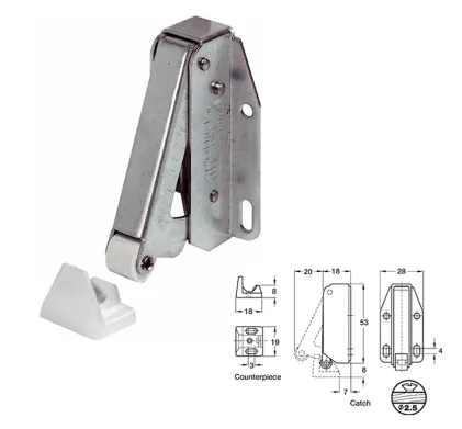 Automatic Spring Touch Latch