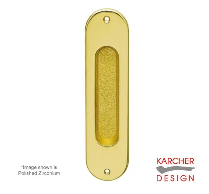 Karcher Slim Oval Flush-Pull Handle 152mm x 38mm - PVD