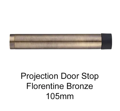 105mm Projection Door Stop - Florentine Bronze