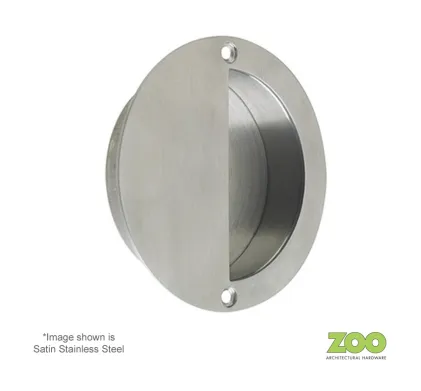 Stainless Steel Circular Half Moon Handle 90mm