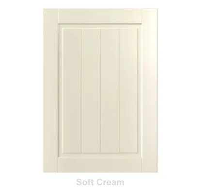 18mm Vinyl Wrapped Door/Drawer Front - Soft Cream