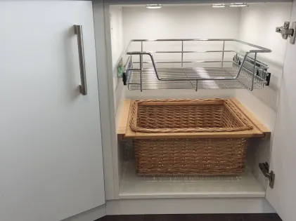 To suit 600mm Cabinet -  Pull Out Storage Basket Polished Chrome