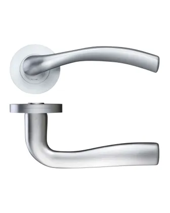 Siena Lever on Rose Door Handles Zoo Hardware - SC