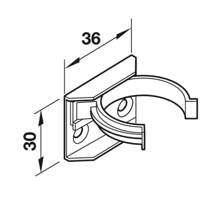 Plinth Clip and Bracket