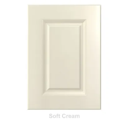 18mm Vinyl Door/Drawer Front - Soft Cream