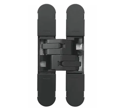 3D Concealed Hinge for internal doors - Matt Black