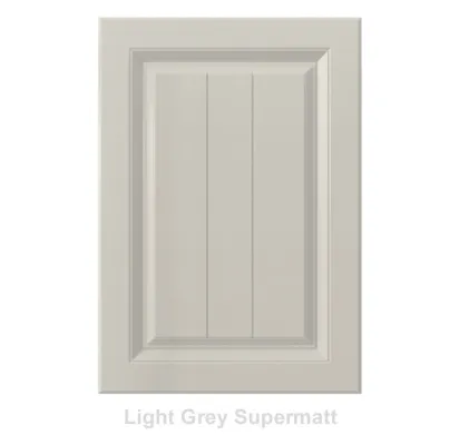 18mm Vinyl Door/Drawer Front - Light Grey Supermatt