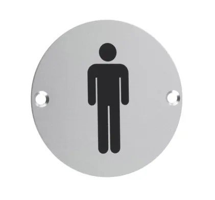 Male 76mm Circular Sign SAA