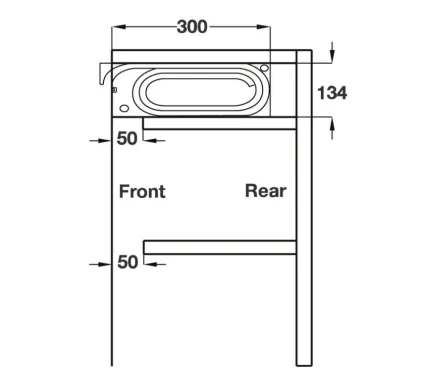 Tambour Door System Stainless Steel, Aluminium Finish