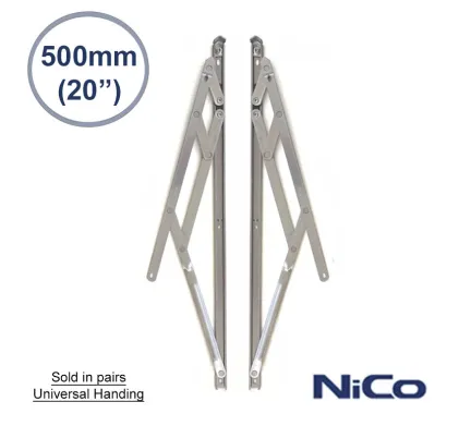 20" (500mm) Standard Top Hung Window Hinges