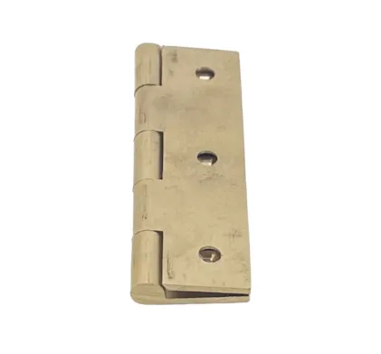 64mm x 35mm Solid Drawn Brass Butt Hinge, Self Colour