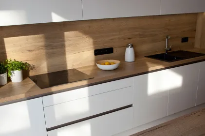 Natural Halifax Oak Mica Post Form Worktop