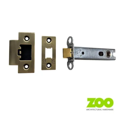 102mm Heavy Duty Tubular Mortice Latch (4") Antique Brass
