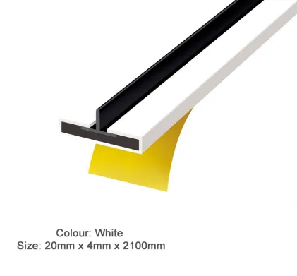 20mm Fire & Smoke Exiblade Intumescent Seal - White
