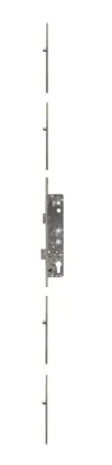 Lockmaster 4 Roller Multipoint Lock 92mm-Hole Centres - Serrated Edges *SHORT*