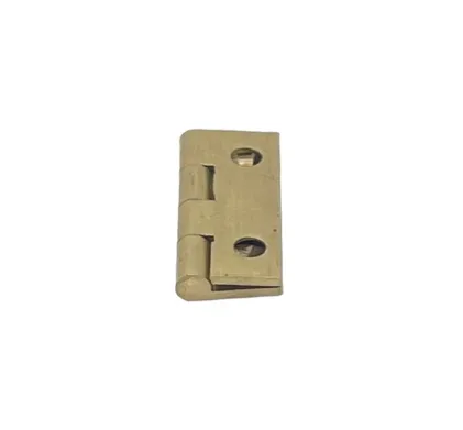 25mm x 18mm Solid Drawn Brass Butt Hinge, Self Colour
