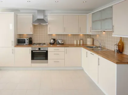 Light Walnut Mica Post Form Worktop