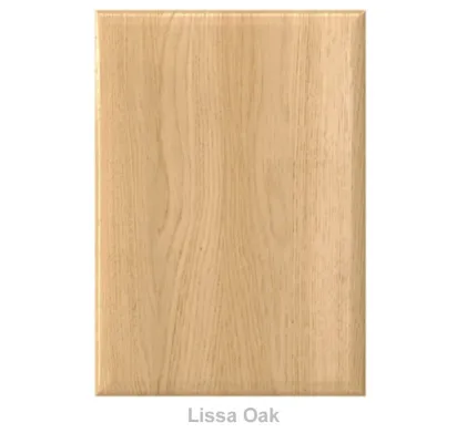 18mm Vinyl Wrapped Door/Drawer Front - Lissa Oak