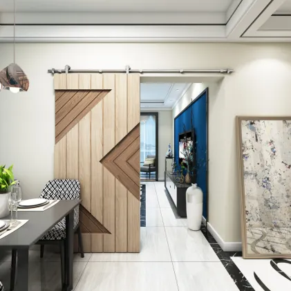 Single Door Sienna Stainless Steel Sliding Door System 120kg