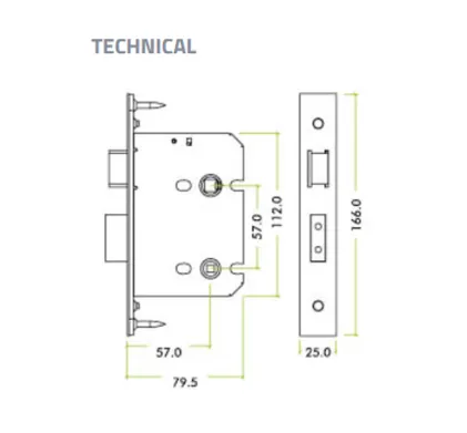 76mm (3") Architectural Bathroom - SSS
