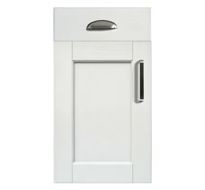 Bastille 5 Piece Legno White Grey Beaded Kitchen Door