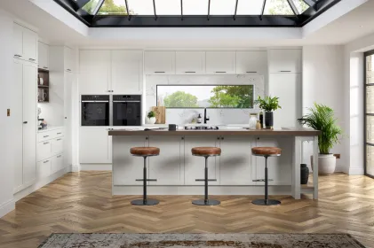 Harlem / Legno White Grey 5 Piece Stock Door