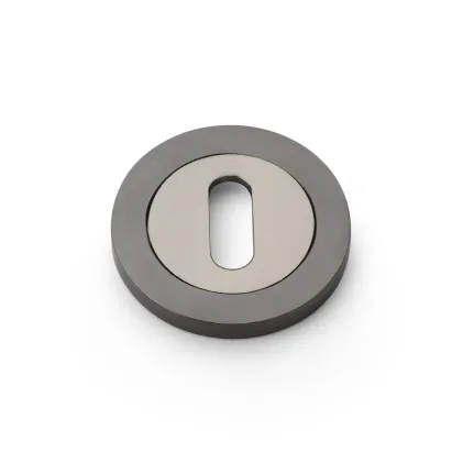 Alexander and Wilks Standard Profile Concealed Fix Escutcheon - Dark Bronze