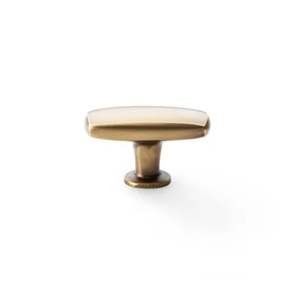47mm Alexander and Wilks Romulus Soap Bar Cupboard Knob - Antique Bronze