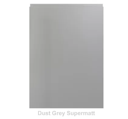 22mm Handless Vinyl Door/Drawer Front - Dust Grey Supermatt