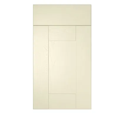 Buckingham / Ivory Ash 5 Piece Stock Door