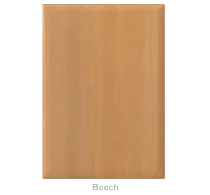 18mm Vinyl Wrapped Door/Drawer Front - Beech