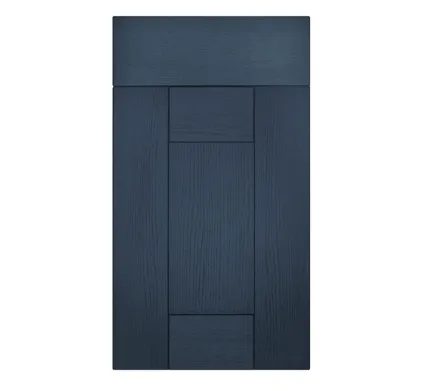 Buckingham / Navy Blue Ash 5 Piece Stock Door
