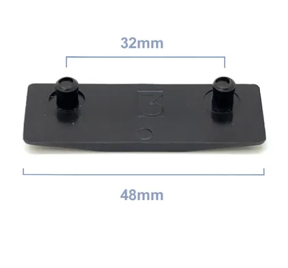 3mm Black Cockspur Wedge for Upvc/Aluminium Windows