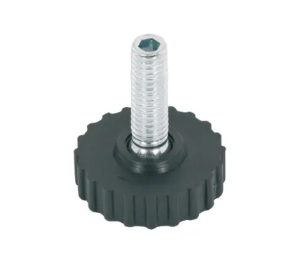 &Oslash; 25mm Base Leveller, with Ball Joint and M8 x 22mm - Base height 10mm