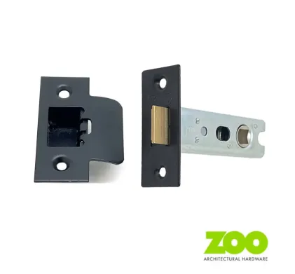 76mm Heavy Duty Tubular Mortice Latch (3") Matt Black
