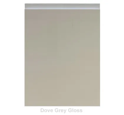 Dove Grey Gloss Laquered Handless Door