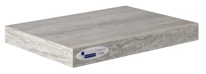 Travertine Silver Mica Post Form Worktop