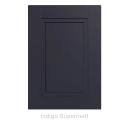 18mm Vinyl Door/Drawer Front - Indigo Supermatt