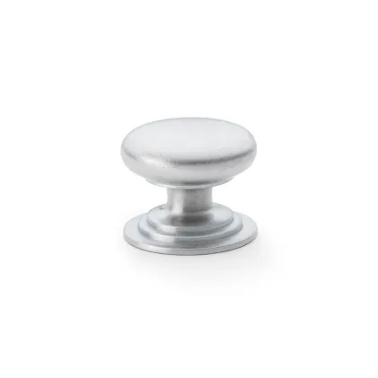 38mm Alexander and Wilks Waltz Cupboard Knob - Satin Chrome