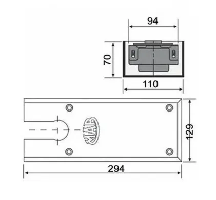 MAB 7705 Floor Spring