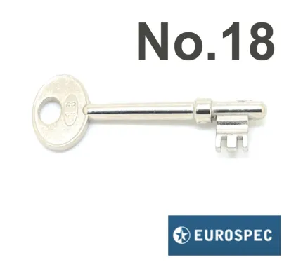 No.18 EuroSpec 2 Lever Sashlock Key - Spare Keys for E&S Locks