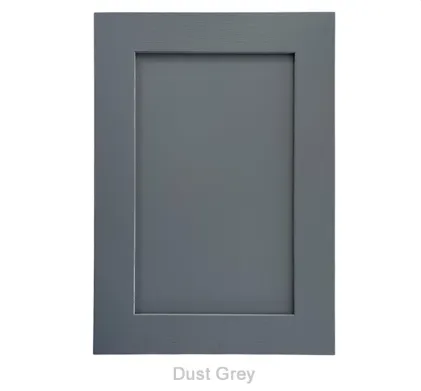 19mm Solid Ash Door/Drawer Front - Painted Dust Grey