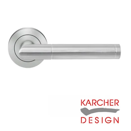 Rio Lever on Rose Door Handles - Karcher SSS
