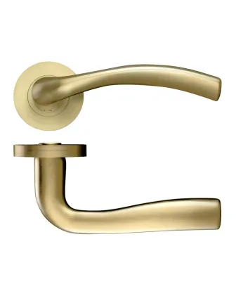Siena Lever on Rose Door Handles Zoo Hardware - FSB